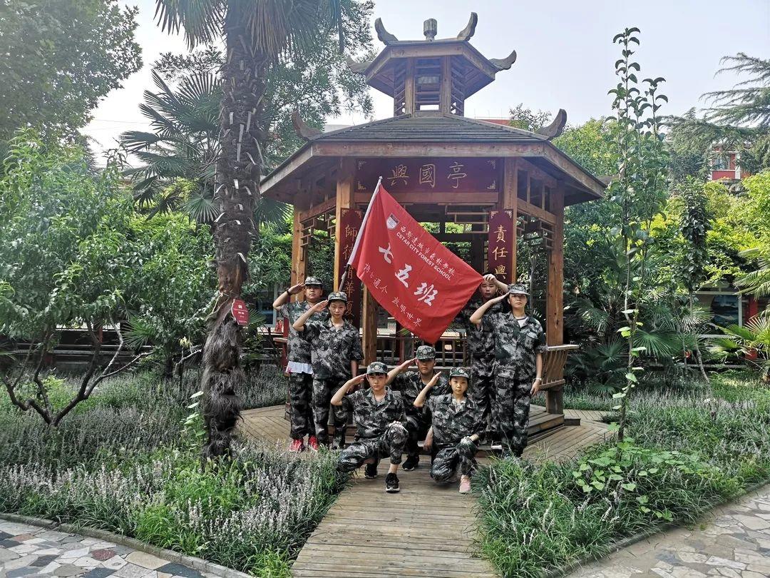 太阳集团81068网址都会森林学校盛大举行2019级新生自觉学习及军事训练闭营仪式